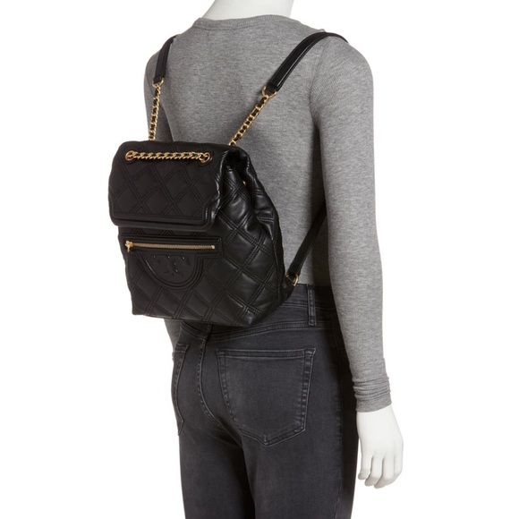 Tory Burch Fleming Soft Quilted Leather Mini Backpack - Picture 2 of 5